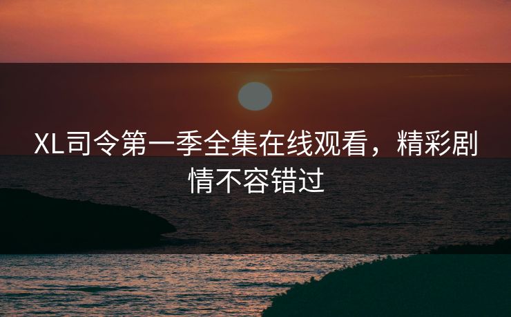 XL司令第一季全集在线观看,精彩剧情不容错过 XL司令第一季全集在线观看,精彩剧情不容错过